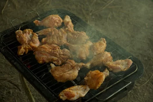 honey barbecue chicken wings glazed
